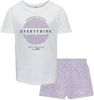 Only Koghazel loungewear top/shorts set jrs online kopen