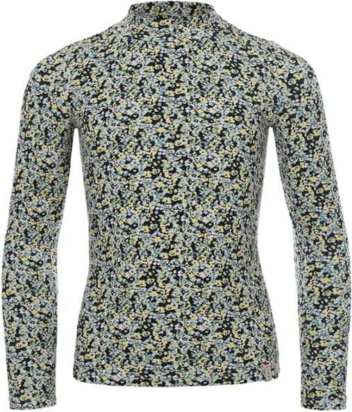 Looxs Revolution Longsleeve aqua floral voor meisjes in de kleur