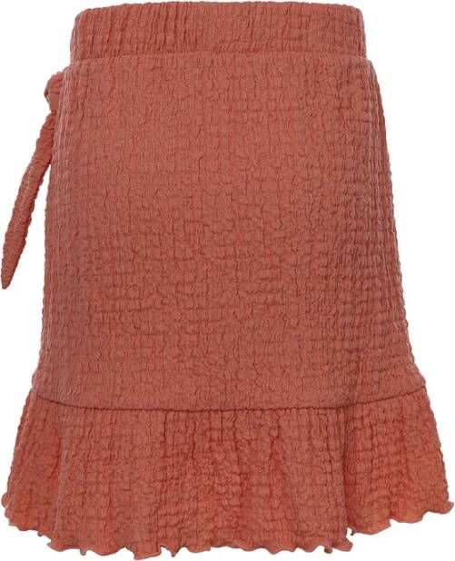 Looxs Revolution Wrap rokje ruffles koraal voor meisjes in de kleur