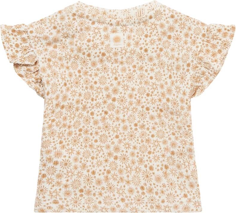 Noppies T shirts Girls Tee Newbury Short Sleeve All Over Bruin