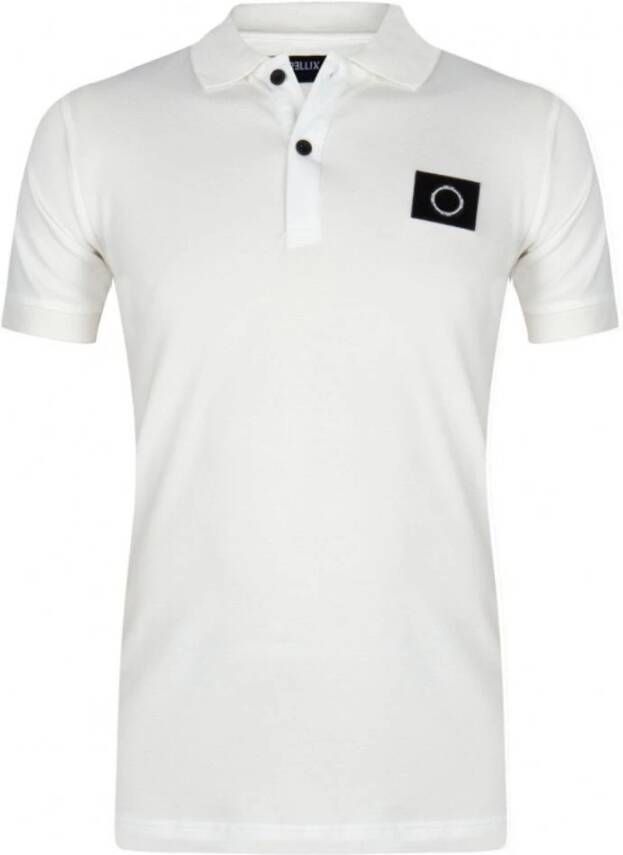 Rellix ! Jongens Polo Korte Mouw -- Off White Katoen/elasthan