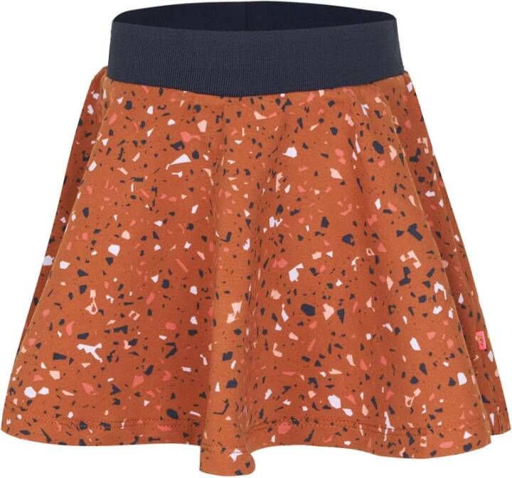 Someone rok Terra met all over print cognac