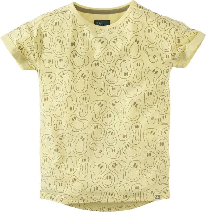 Z8 ! Jongens Shirt Kort Mouw -- All Over Print Katoen/elasthan