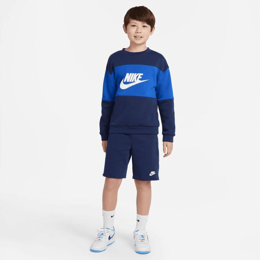 Nike Kids Nike Sportswear Trainingspak van sweatstof voor kids Blauw