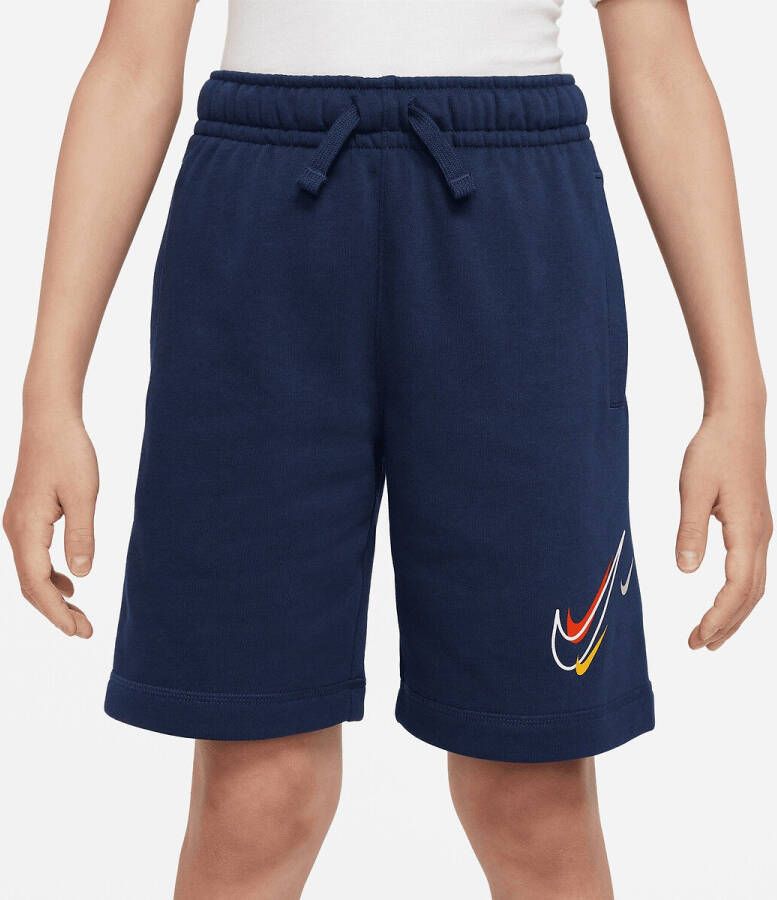 Nike sportswear sos korte broek blauw kinderen