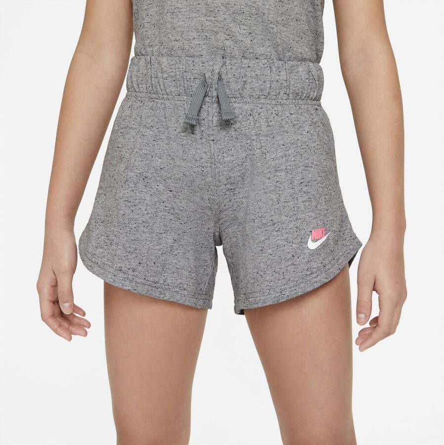Nike Sportswear Meisjesshorts van jersey Grijs