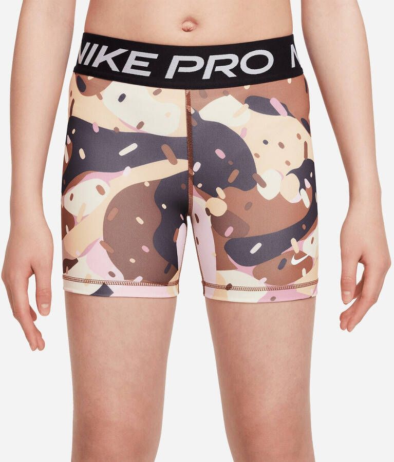 Nike Pro Dri FIT Meisjesshorts(8 cm) Zwart