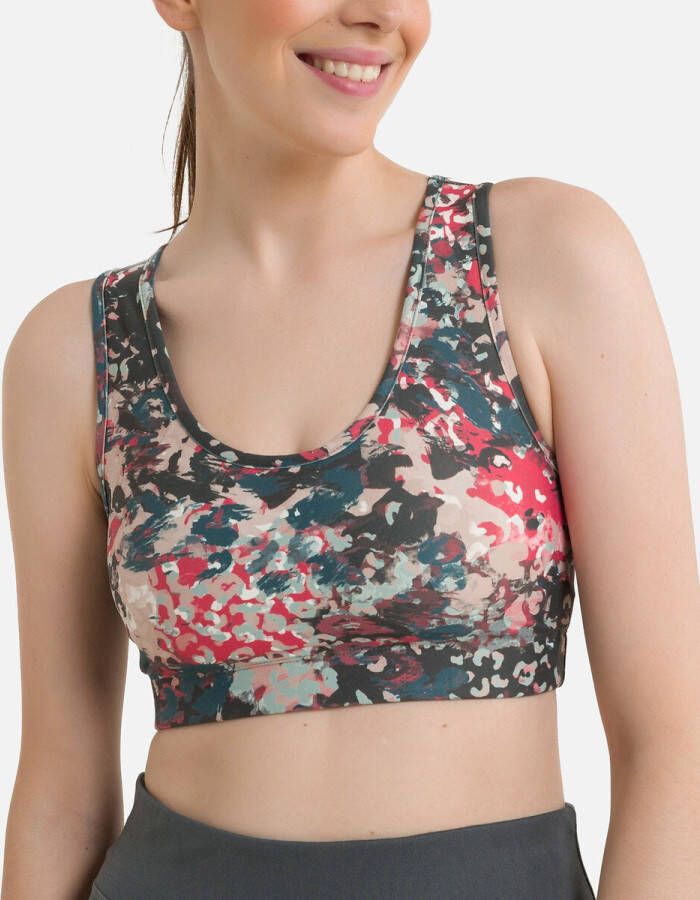 Only Onpjabba aop sports bra dark shadow/w. spice