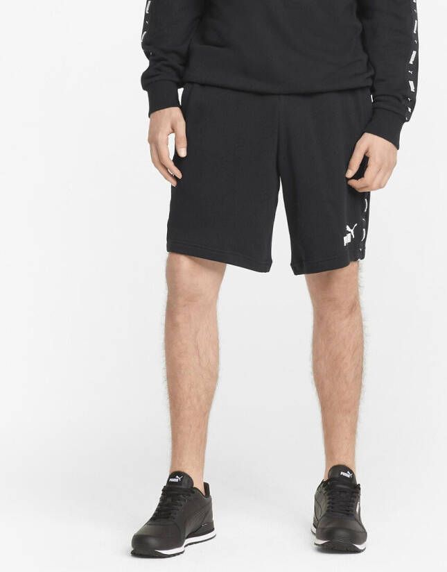 Puma essentials+ tape 9 korte broek zwart heren