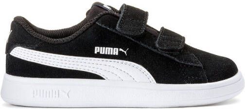 Puma Smash v2 SD V Inf suède sneakers zwart/wit