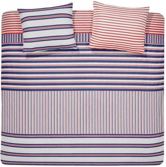 Cinderella Perry Dekbedovertrek 2 persoons(200x200/220 Cm + 2 Slopen) Katoen Blue