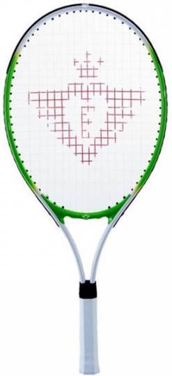 Engelhart Tennisracket 25", Aluminium, Met 2 Tennis Ballen, Groen