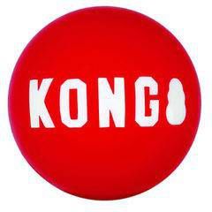 Kong Signature Balls 2 Pak Rood Hondenspeelgoed Large