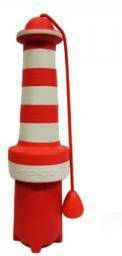 Rogz Lighthouse Floating Hondenspeelgoed 25 cm Rood Wit