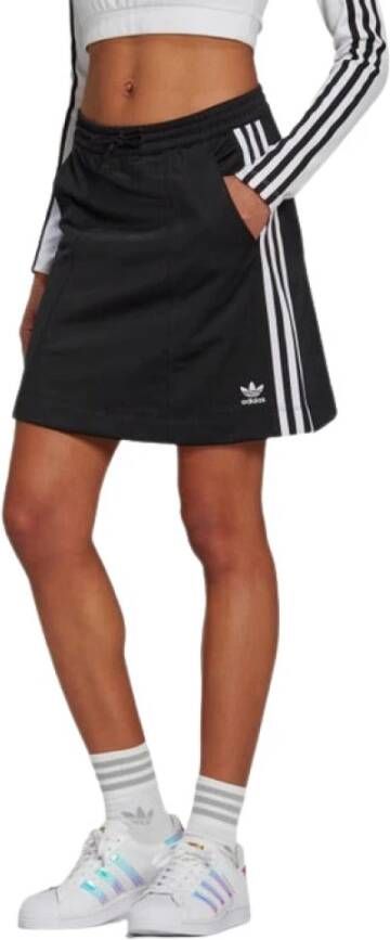 Adidas Originals Dames Rokken Black 95% Polyester, 5% Polypropyleen