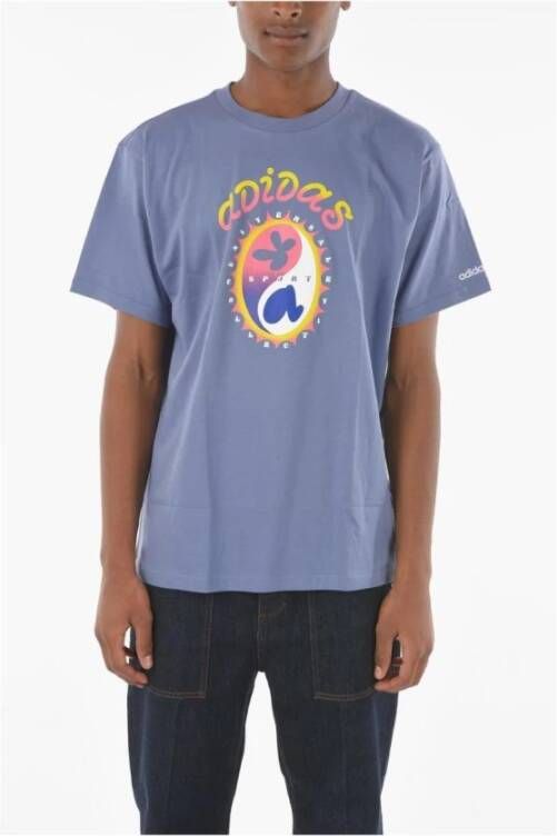 Adidas T Shirts , Paars, Heren