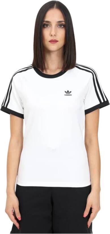 Adidas T shirts and Polos White , Wit, Dames