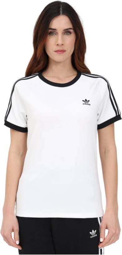 Adidas T shirts and Polos White , Wit, Dames