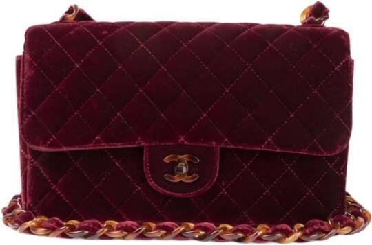 Chanel Vintage Pre owned Shoulder Bags , Rood, Dames