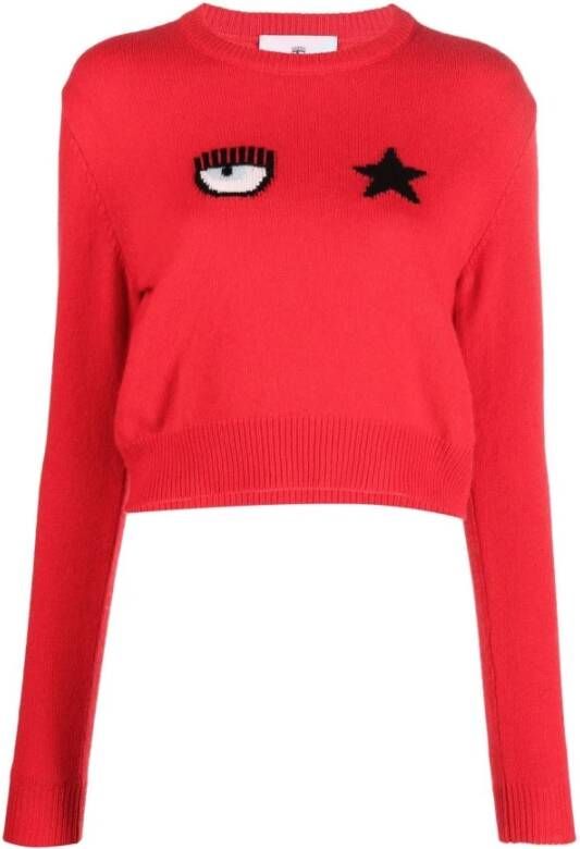 Chiara Ferragni Sweaters Rood Collection, Rood, Dames