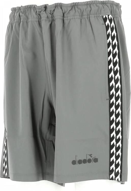 Diadora Shorts De Tennis Homme Bermuda Micro , Grijs, Heren