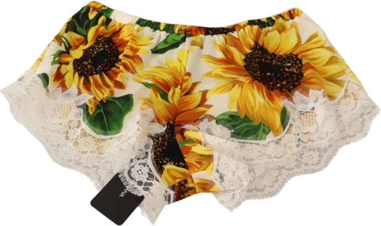 Dolce & Gabbana Korte Broeken Geel Dames