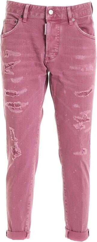 Dsquared2 Skinny Jeans Roze Dames