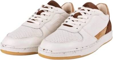 Faguo Alder lederen sneaker , Wit, Heren
