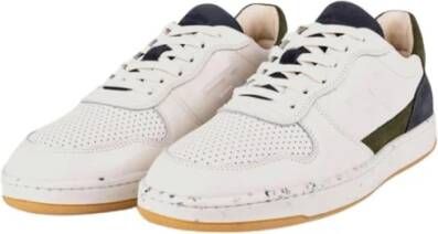 Faguo Alder lederen sneaker , Wit, Heren