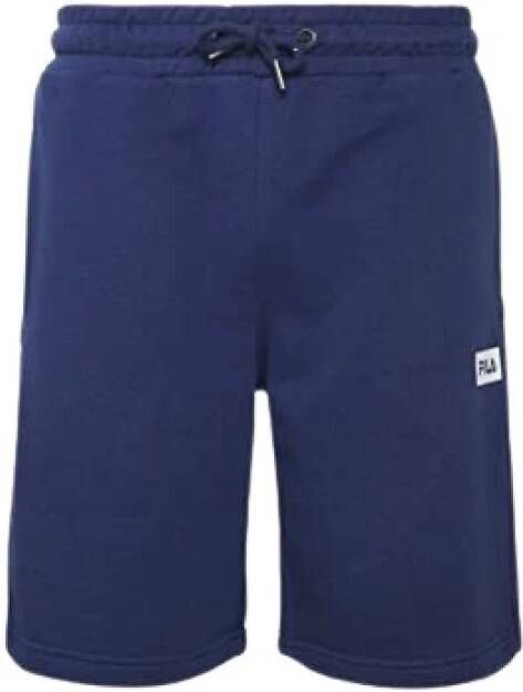 Fila Korte Broeken Blauw Heren