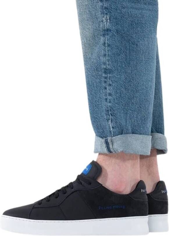 Filling Pieces Buty sneakers Low Plain Court 683 Organic , Zwart, Heren