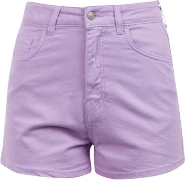 Jucca Denim shorts Paars Dames