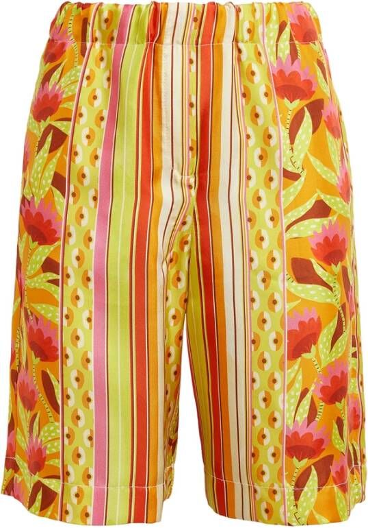 Maliparmi Lange korte broek , Oranje, Dames