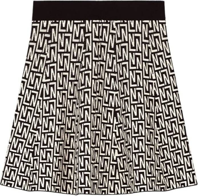 NIK & NIK Logo Allover Indie Rok , Beige, Dames