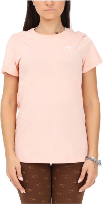 Nike T shirts and Polos Pink , Roze, Dames