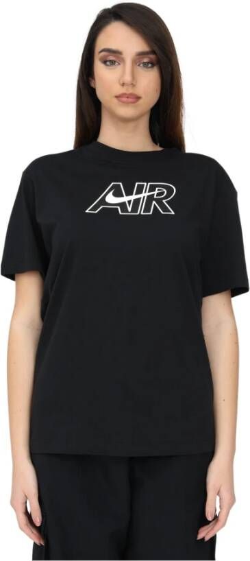 Nike T shirts Zwart Dames