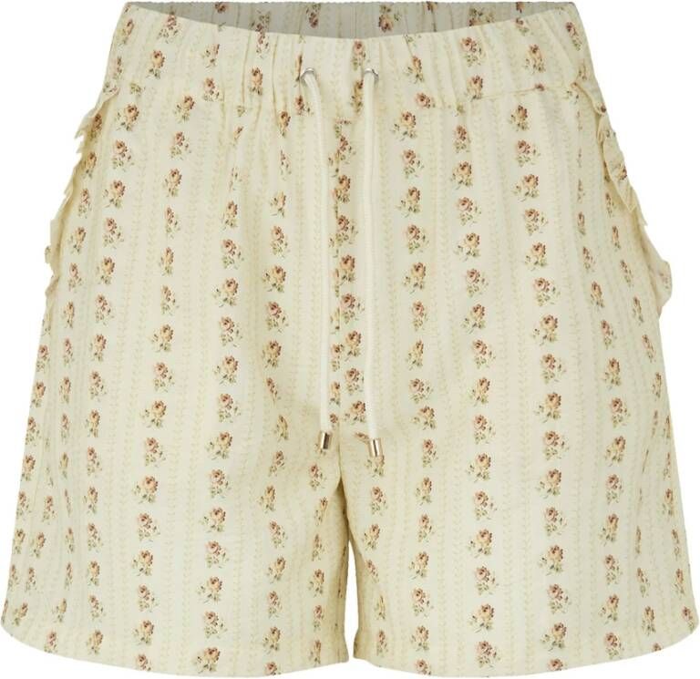 Notes Du Nord Korte Broeken Geel Dames