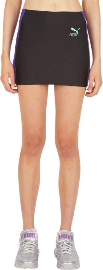Puma Zijstreep minirok , Zwart, Dames
