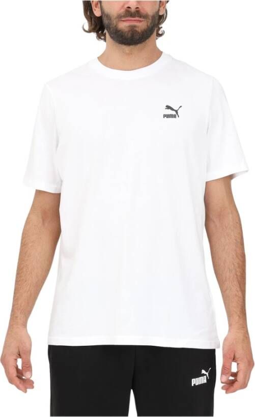 Puma T shirts and Polos White , Wit, Heren