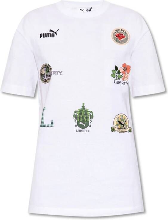 Puma T shirts Wit Dames