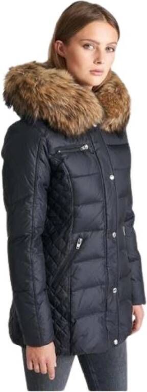 Rockandblue Bundel midden echte vacht , Zwart, Dames