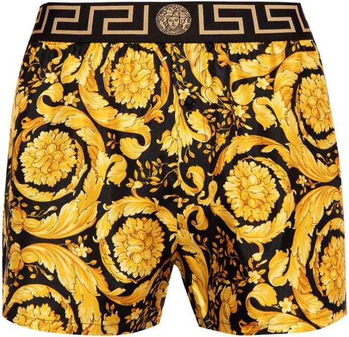 Versace Zwembroeken en Zwemshorts Geel Heren