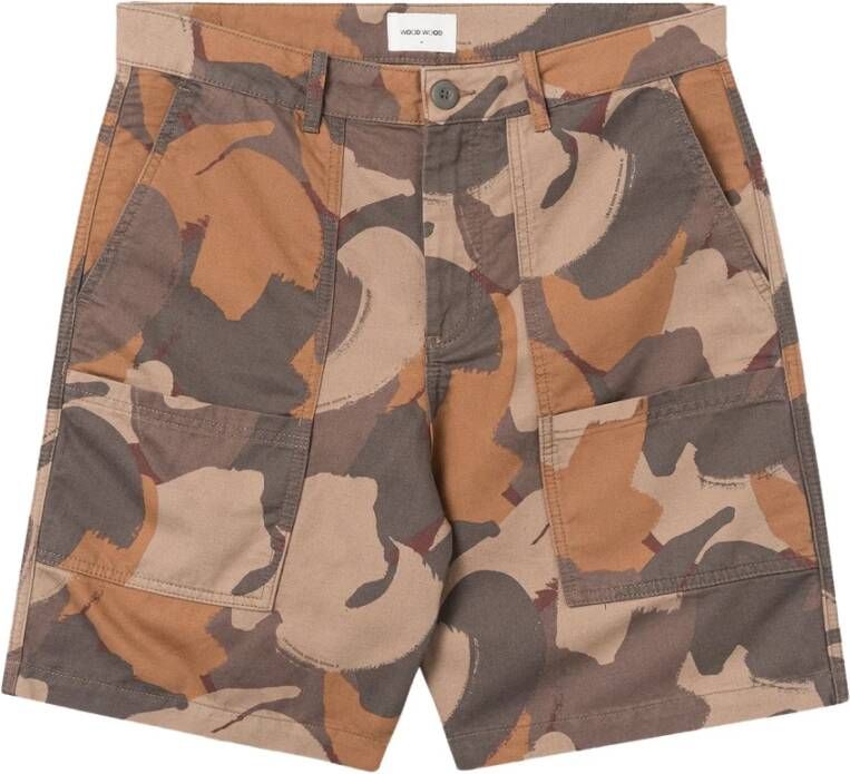 Wood Korte Broeken Bruin Heren