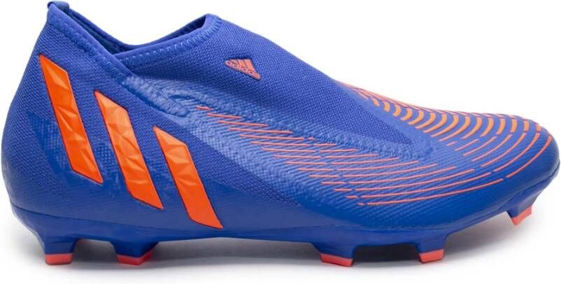 Adidas Predator Edge.3 Veterloze Firm Ground Voetbalschoenen Hi Res Blue/Turbo/Hi Res Blue Dames