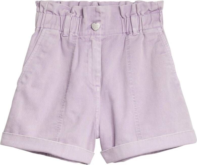 Catwalk Junkie high waist straight fit korte broek Alia lila