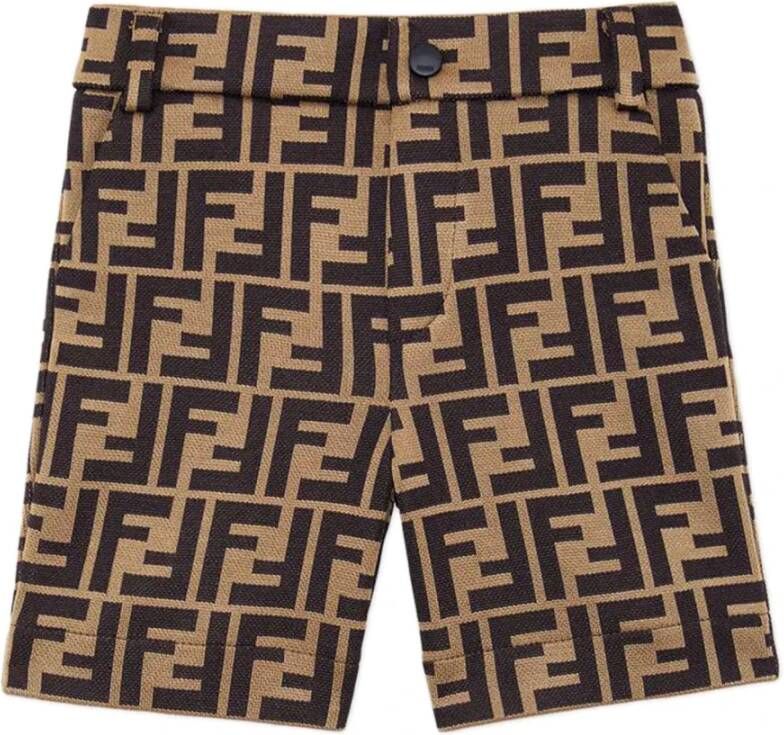 Fendi Korte broeken Bruin Heren
