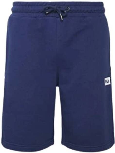 Fila Korte Broeken Blauw Heren