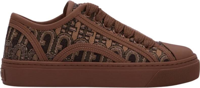 Furla Binding sneakers , Bruin, Dames
