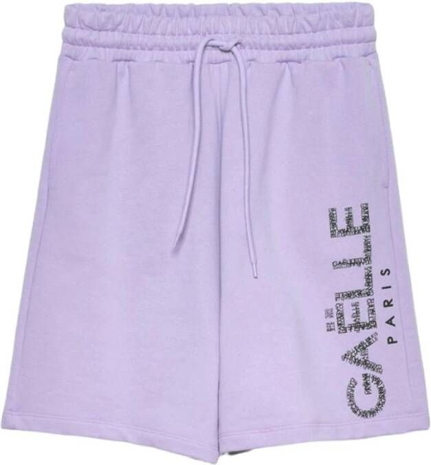 Gaëlle Paris Korte Broeken Paars Dames