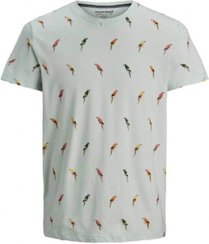 jack & jones ! Jongens Shirt Korte Mouw Maat 164 Mint Katoen